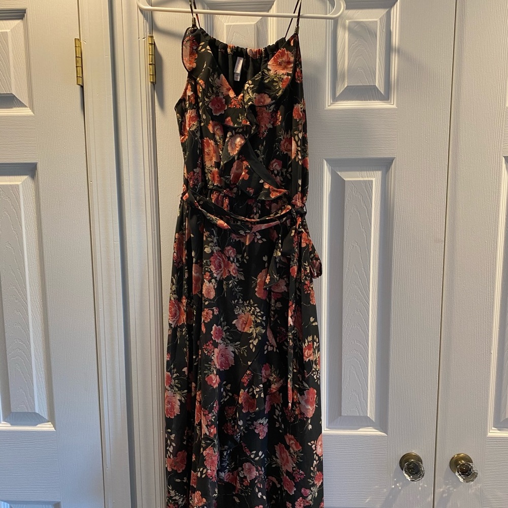 XHILIRATION floral maxi dress